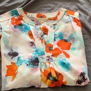 Rebecca Taylor silk floral top